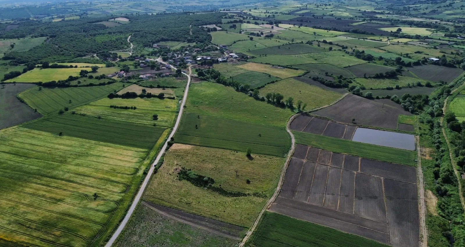 BİGA YUKARIDEMİRCİ'DE OTOYOL VE KÖYE YAKIN 4144 M2 SATILIK TARLA